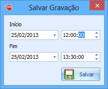 Solicitar Gravação Esse recurso gera um único arquivo de áudio de até duas horas seguidas de programação veiculada.