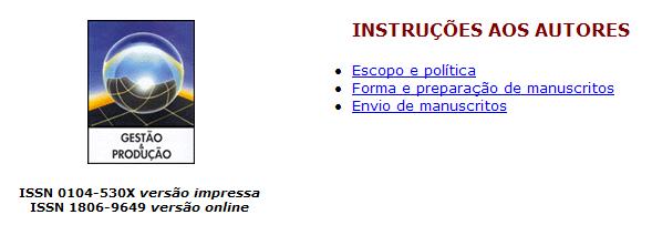 Critérios de Confiabilidade.