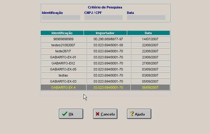 Para isso são necessários os 4 (quatro) passos descritos abaixo: PASSO 1) Enviar a DI