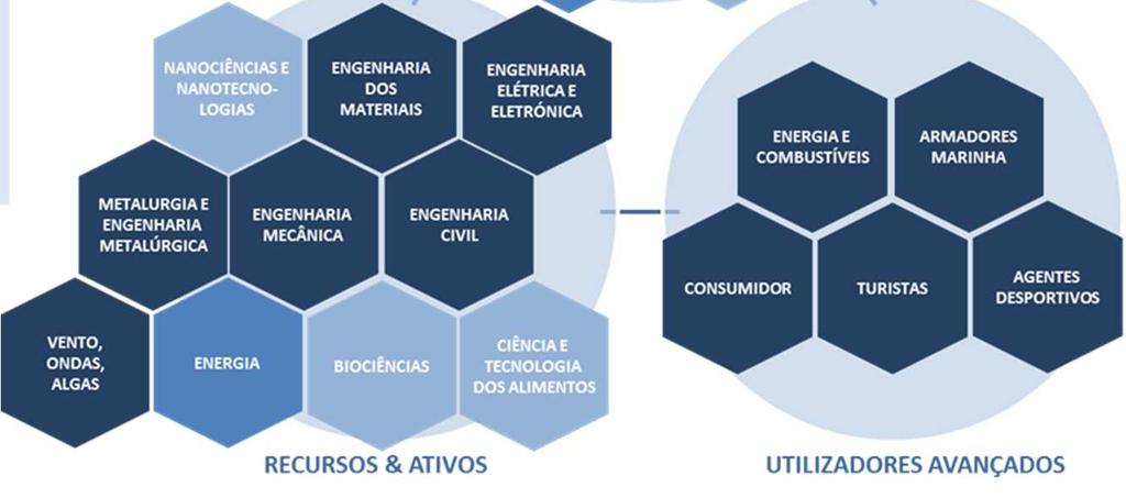 Domínio Prioritário: Recursos do Mar e Economia RACIONAL Estabelecimento de relações de articulação entre engenharias aplicadas (civil, mecânica, naval, robótica, energia, biociências e tecnologias