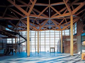 wood. The acoustics were engineered by Artec Consultants, New York.