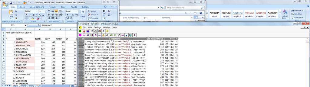 201 Figura 5.8. Concordâncias para nn. Fonte: Elaborada pela autora.