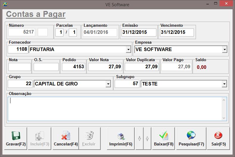 25. GERAR PEDIDO MENSALISTAS Selecione o mês e o ano que deseja recriar os pedidos mensais, o sistema pesquisará no mês anterior todas as