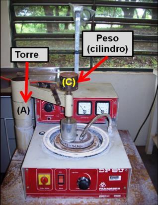 44 Figura 18 Simulador de Polimento de Rochas modificado (Carvalho, 21).