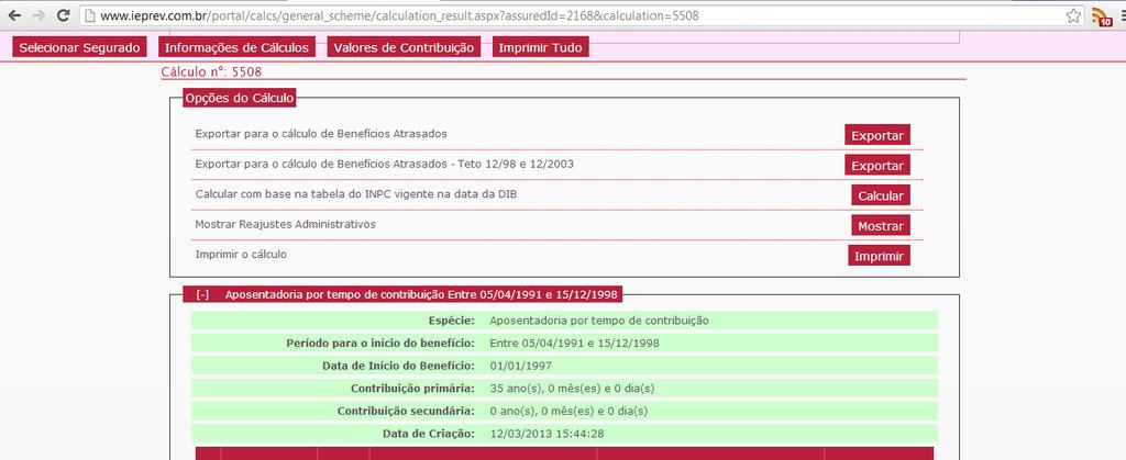 6º Passo Na maioria dos casos a DIB é anterior à data da