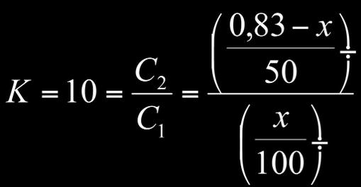 x = 0,02g (extração de 0,12g) total da extração: