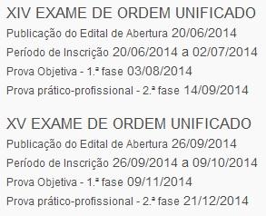 2 Por algum motivo você ainda não começou a estudar para o XIV Exame de Ordem. Saiba então que faltam apenas 79 dias para a prova, o que dá dois meses e duas semanas, mais ou menos, de preparação.