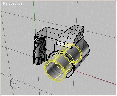 Usando o comando Solid>Tube, selecionaremos a curva como base do