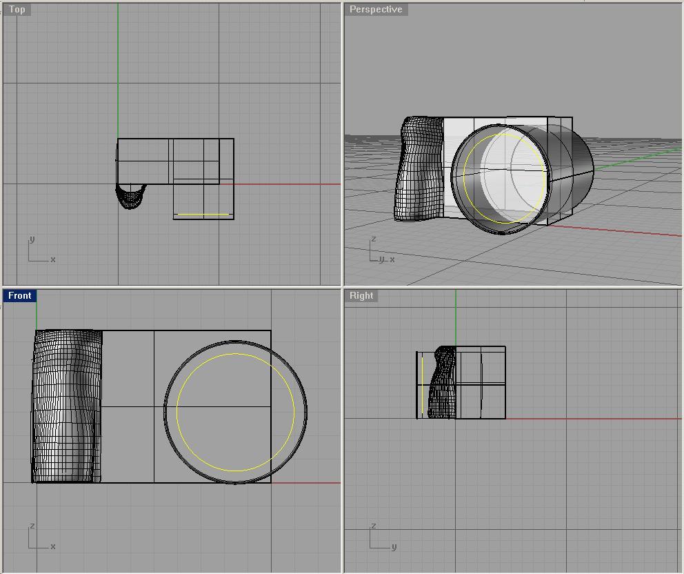 Figura 10 Daremos um Curve>Offset Curve