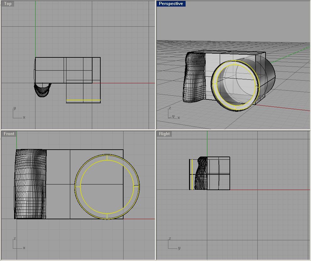 Utilizaremos o comando Surface> Planar Curves