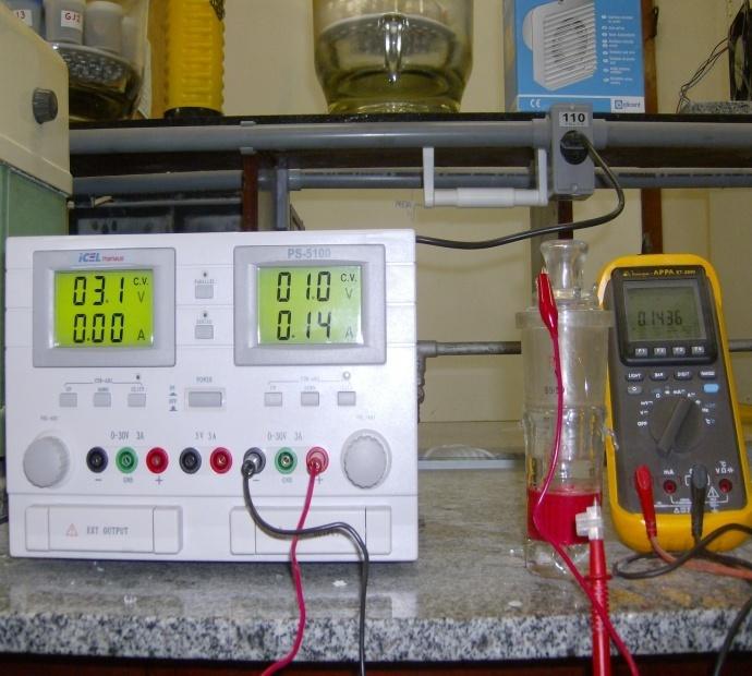 Experimental Funcionalização do polímero e produção da membrana O PEEK foi funcionalizado através de uma reação sulfonação conduzida a uma temperatura de 60 C, sob agitação magnética por um período