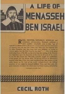 A Life of Menasseh Ben Israel (A vida de Menasseh Ben Israel), por Cecil Roth