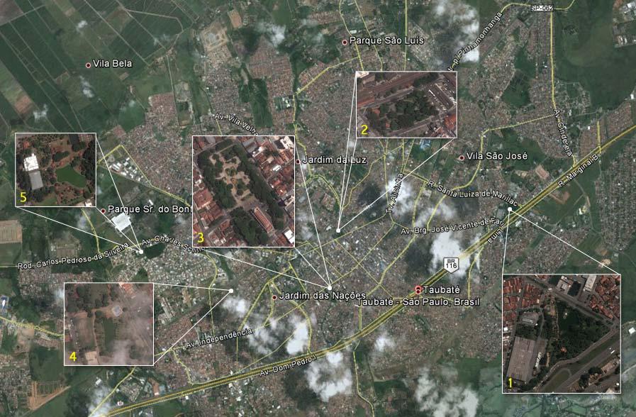 MATERIAL AND METHODS Study site The study was carried out in the city of Taubaté, São Paulo State, Brazil. Its population amounts to 273,426 people with a demographic density of 407.43 inhab.