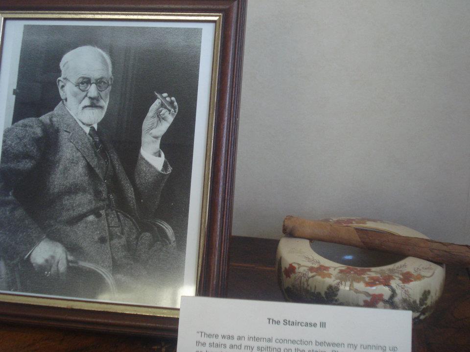 última residência de Freud, que teve que fugir do nazismo na Áustria.