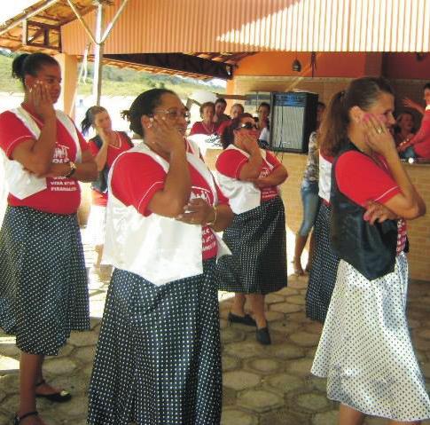 O Encontrão teve como tema os anos 60 e contou com a participação, além do Prefeito de Rio Espera Marcílio, viceprefeito Márcio e a Presidente da Câmara Municipal Tia Ana, também dos