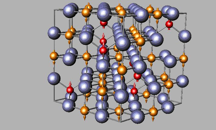 Onde os metais são inseridos na estrutura da magnetita?