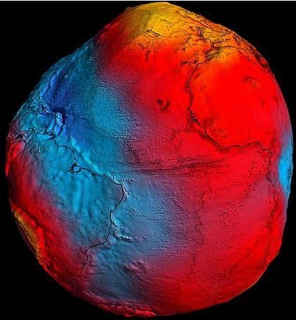 SUPERFÍCIE MATEMÁTICA DA TERRA: FORMA DA TERRA Qual é a forma geométrica que mais se aproxima da