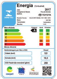 TRÊS ANOS DE GARANTIA A Toyota oferece essa tranquilidade para toda a linha de veículos.