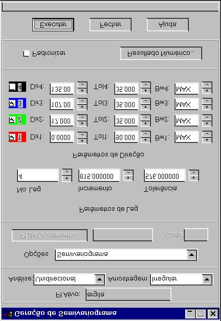 A ação anterior, leva à abertura da interface de Geração de Semivariograma, conforme ilustra a figura seguinte.