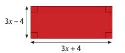 5 7. O desenvolvimento do caso notável da multiplicação é o polinómio: 5 5 x 15x 9x 15x 5 9x 15x 5 9x 8. Escreve uma expressão simplificada que represente a área do seguinte polígono: 9.
