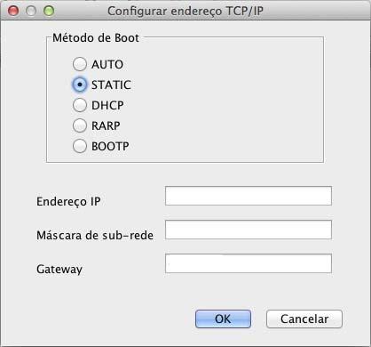 (Consulte Imprimir o Relatório de configurações de rede uu página 40 para obter informações sobre como imprimir o Relatório de configurações de rede no servidor de impressão.