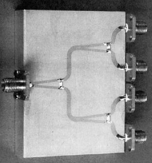 71 Divisor de Wilkinson Divisor de potência com 4 saídas iguais