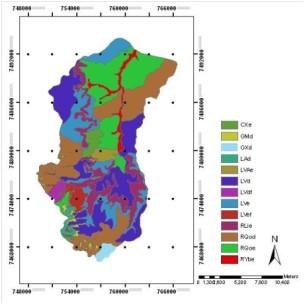 6 5 z z z z z z n Coefcentes para uma superfíce de º grau Amostragem: Ro Paraa/plancton 5 5 5 5 Entrada de efluente SUPERFÍCIE LINEAR