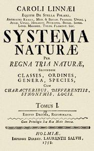 Edição de 1644 História Natural Grandes naturalistas do século XVIII e XIX Carl Linnaeus (1707-1778) Botânico e Zoólogo da Suécia -