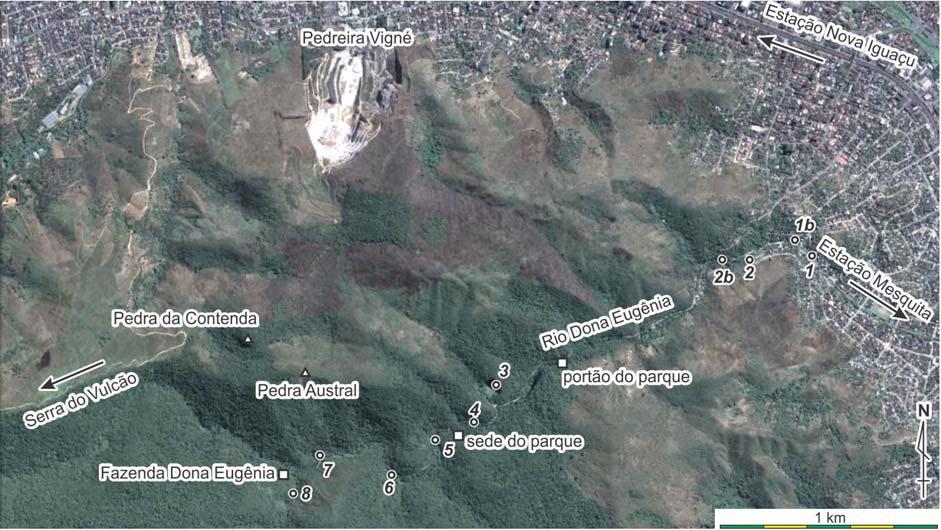 5 km a partir da Coréia, encontra-se o portão do Parque Municipal e, em cerca de 2 km, a Sede do parque municipal. Os automóveis podem entrar apenas até o portão do parque (Figure 9).