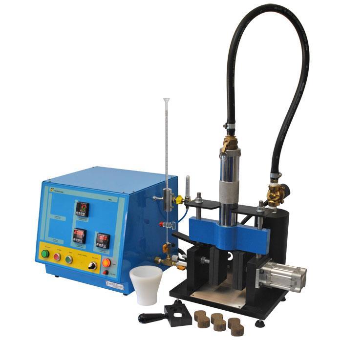 Método de Ensaio Folha : 2 de 6 5_ APARELHAGEM 5.1_ Para a confecção do corpo de prova poderá ser utilizado um dos subitens abaixo: 5.1.1_ Sopradora para processo caixa fria (cold box) com o sistema de gasagem podendo estar na própria sopradora ou em um painel separado (Figura 1); 5.