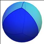 Fração da esfera Ângulo da luna Área da luna Semiesfera 1 π rad = 180 π R