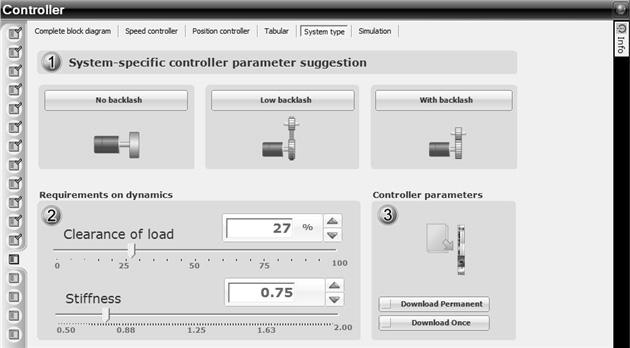 5 I 0 Colocação em operação Colocação em operação MOVIAXIS Operação de motor único Otimização do controlador SEW suggestion: Os parâmetros de controle pré-ajustados pela SEW podem ser adotados.