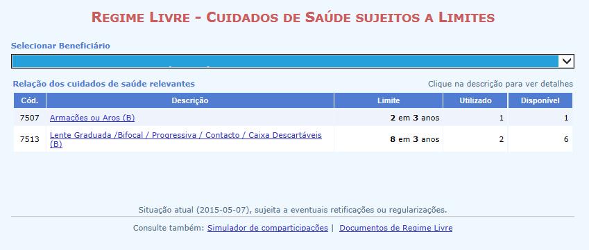 Se, na mesma data, for digitalizado um único documento comprovativo de pagamento e outro(s) documento(s) (prescrição, declaração ) serão agrupados num único documento.