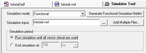 3. Configurando o modo da simulação Functional Para mudar o modo de simulação execute a sequência de comando, a seguir: Processing -> Simulator Tool. Veja a figura 14.