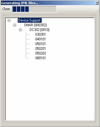 AssetView 4.2 - Manual do Usuário Criando DD XML Na barra de ferramentas principal, clique no botão Create XML DD para gerar versões de XML.