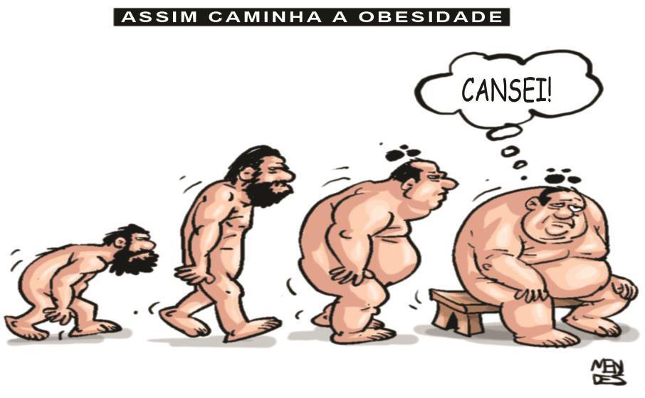 57% da população brasileira adulta está com sobrepeso 21,3% são obesas 8% de todas as