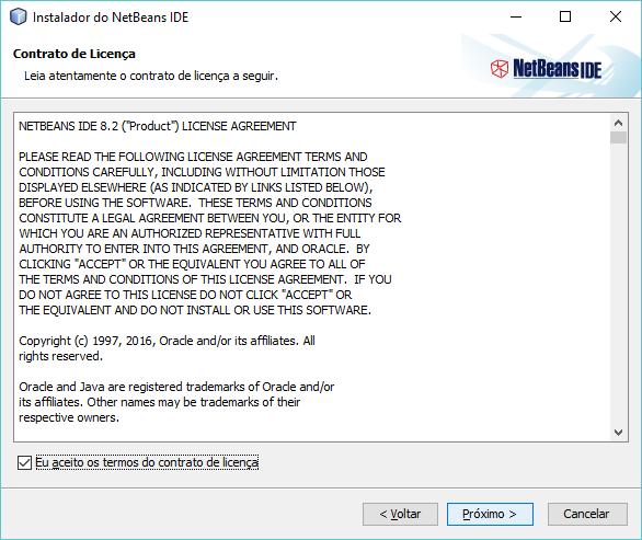 41 NetBeans Instalação Download e instalação do NetBeans Marque a