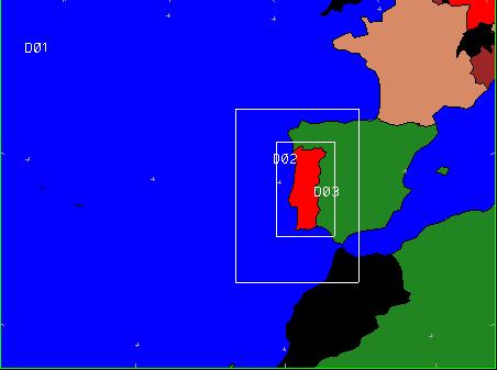 6º encontro Nacional de Ecologia, de Novembro de, Lisboa Dados Meteorológicos AVN NCEP Espacial º.