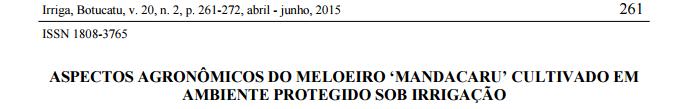 Peso do Fruto (Peso 1,0) 3 - Tendo como base o gráfico abaixo, o rendimento máximo estimado do fruto (y) pode ser determinado por meio da sua respectiva equação, após encontrar o valor estimado de x.