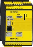 Controlador de segurança compacto PSC1-C-10 O PSC1-C-10 é um controlador compacto modular e de programação livre para o processamento de sinal seguro de dispositivos interruptores de segurança com as