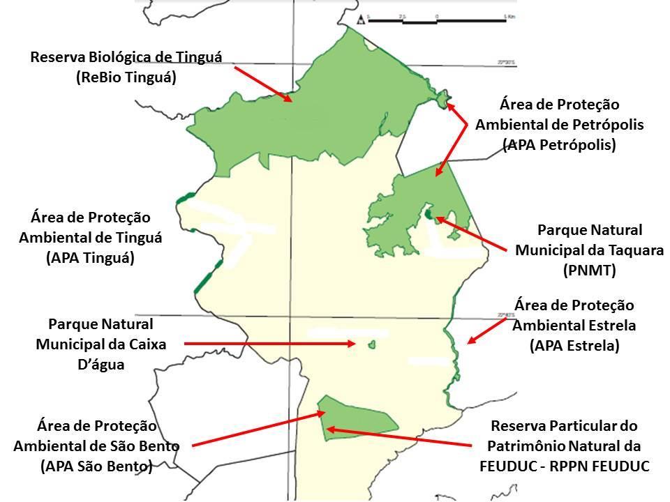 O estudo foi conduzido no Parque Natural Municipal da Taquara (PNMT), que pode ser estabelecido como uma Unidade de Conservação de proteção integral e possui aproximadamente 20 hectares, estando