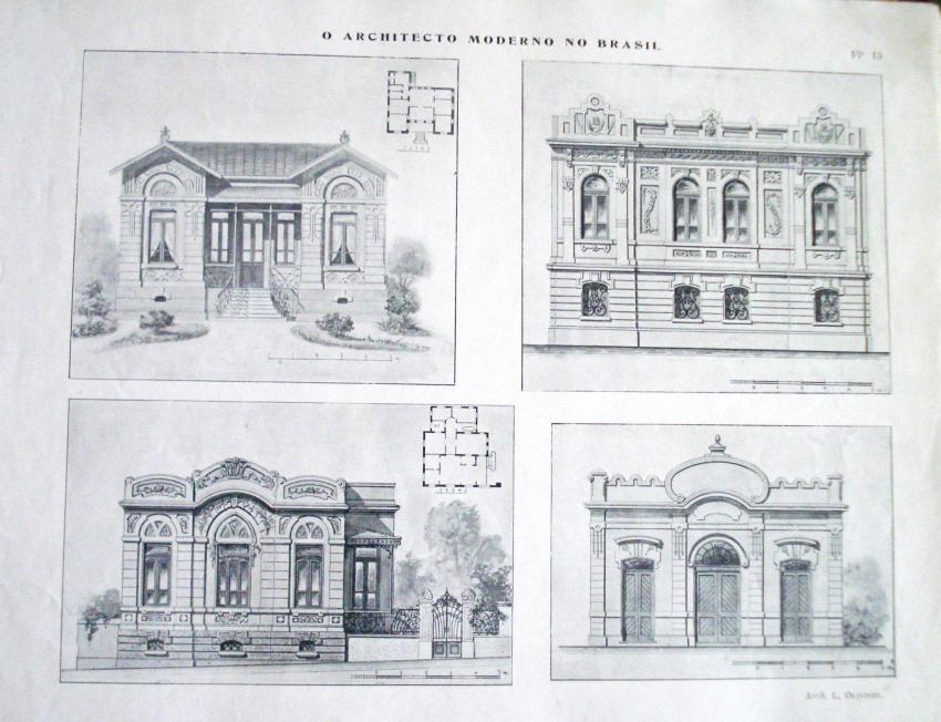 Fig. 2. OLIVIERI, Luiz. O architecto Moderno no Brasil. Turim: 1911.
