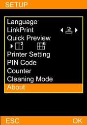 A opção Counter (Contador): A impressora tem capacidade para registar todas as tarefas de impressão. O utilizador pode repor o contador mediante introdução do código PIN correcto.
