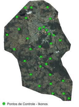 Rede Brasileira de Monitoramento Contínuo (RBMC) do IBGE, e o software ERDAS Imagine 9.1 para a manipulação das imagens e dos pontos coletados. 2.3.