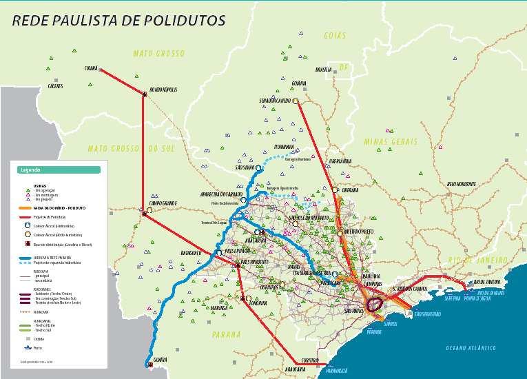 Rede Paulista de Dutos Projeto 1 Projeto 2