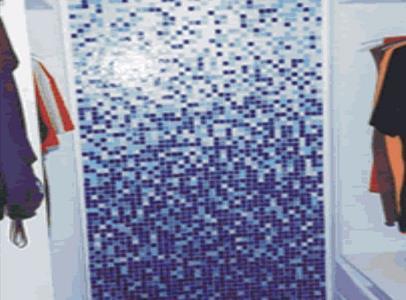 REVESTIMENTOS Mosaico de vidro Vidrotil Mosaico de vidro vermelho transparente 2x2cm, da