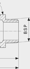 559 274 35 1¼ 58 84 53 50 559 281 42 1½ 59 95 60 55 559 298 54 2 69 109 78 72 União roscada