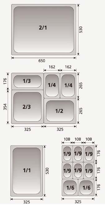 TABULEIROS ESMALTADOS ANTI-ADERENTES BACS ÉMAILLÉS ET ANTI-ADHÉRENTS BANDEJAS ESMALTADAS ANTI-ADHERENTES ENAMELLED ANTI-ADHERENT TRAYS DIMENSÕES / DIMENSIONS / DIMENSIONES / DIMENSIONS Modelo /