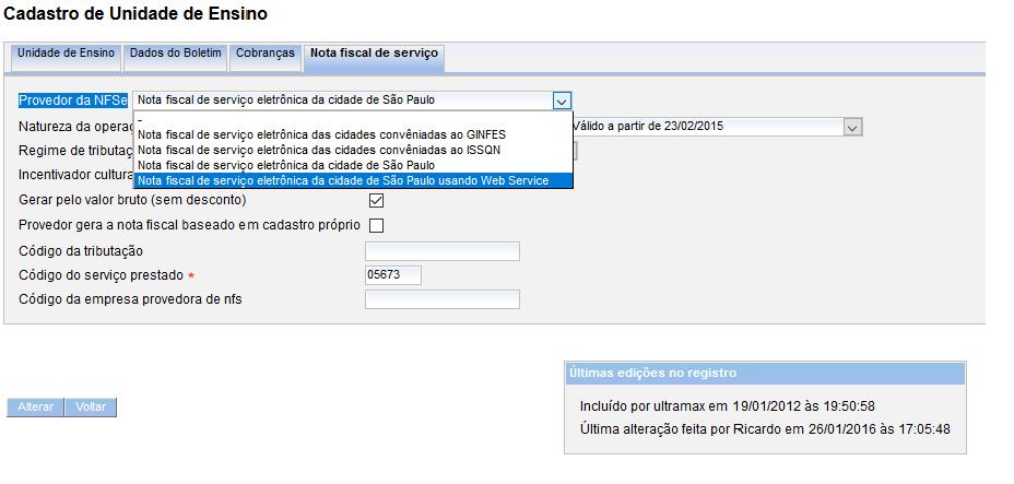 6 Geração de notas fiscais por acesso remoto (Web-Services) A partir da versão 5.11.