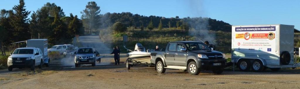 Durante o presente trimestre decorreu o procedimento e respetiva concretização da remoção de resíduos da zona montante do dispositivo de passagem de peixes da barragem de Pedrógão.